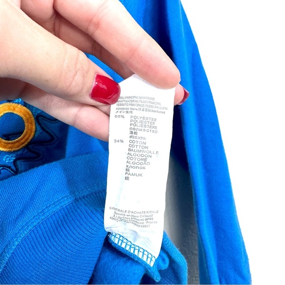 Kenzo Kids Tiger Embroidered Sweater in Blue Size 10 Boys - Picture 6 of 9